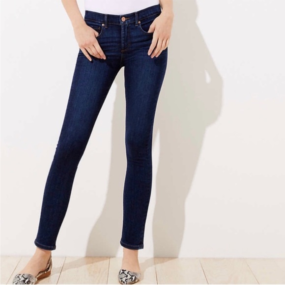 LOFT Denim - LOFT dark crop jeans